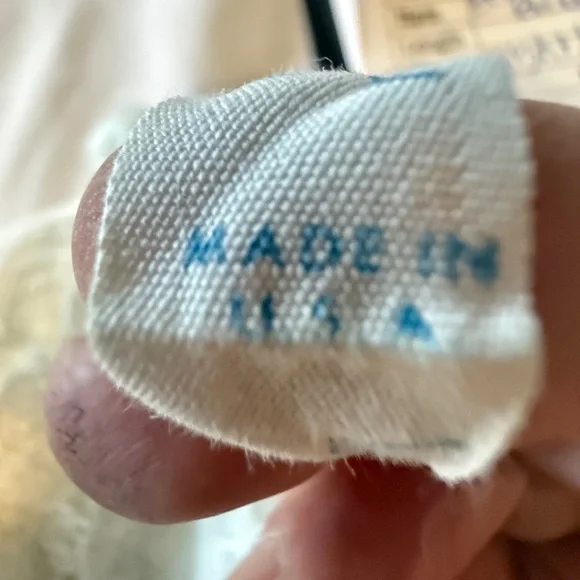 Vintage 60s Ivory Lace Slip Dress Made in USA S - Picture 13 of 13